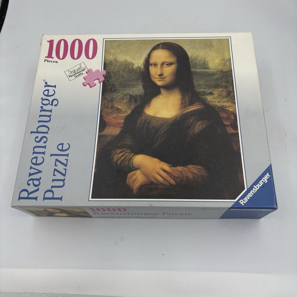 Ravensburger 1000 Piece Jigsaw Puzzle Mona Lisa Leonardo da Vinci 81940 20"x27"